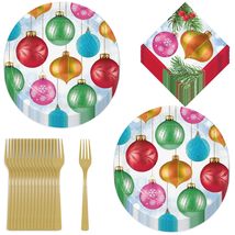 Classic Holiday Party Supplies - Vintage Christmas Ornament Oval Paper D... - £12.03 GBP+