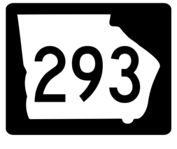 Georgia State Route 293 Sticker R3957 Highway Sign - $1.45+