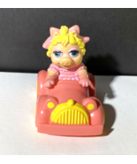 McDonalds 1986 Happy Meal Toy Muppet Babies MISS PIGGY in Pink Car 2 Pcs... - £7.89 GBP
