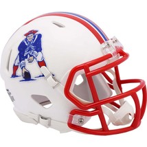 *Sale* New England Patriots 1990-1992 Throwback Speed Mini Nfl Football Helmet! - $32.78
