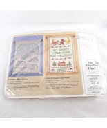 Creative Circle Kit 2437 Sampler All Hearts Come Home for Christmas 1987 - £20.24 GBP