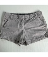 J.Crew Sz 6 Mercantile Classic Chino Gray Shorts Pockets Mid Rise - €11,12 EUR