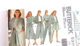 Vintage Sewing Pattern Butterick 5375 Jacket Top Skirt &amp; Pant Misses 6-10 - $4.90