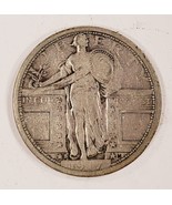 1917-S 25C Type 1 Standing Liberty Quarter in Very Good VG Condition, Li... - $130.89 CAD