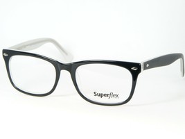 Super Flex Kids SFK-165 C.1 Black /CRYSTAL Eyeglasses Glasses Frame 49-17-135mm - £29.60 GBP