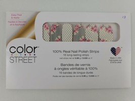Color Street SAKURA FESTIVAL Nail Polish Strips Pink Floral Polka Dots R... - £26.64 GBP