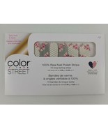 Color Street SAKURA FESTIVAL Nail Polish Strips Pink Floral Polka Dots R... - £25.40 GBP