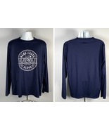 Hang Loose Hawaii 50th State Aloha Sport Shirt Mens 2XL Polyester Blue - £21.76 GBP