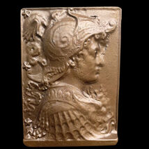 Perseus Renaissance wall plaque sculpture in Bronze Finish replica repro... - $19.79