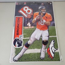Payton Manning Peel and Stick Decal Sheet #18 Denver Broncos Multi Use - $12.96