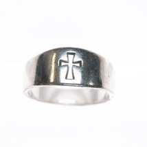 sz6.5 Retired James Avery crosslet ring sterling silver c - £49.53 GBP