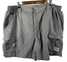 Bimini Bay Cargo Shorts Size 44 Mens 100% Nylon Gray Pockets Fishing Hiking - $29.19