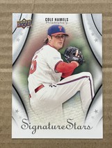 2009 Upper Deck Signature Stars #31 Cole Hamels Phillies - $2.39