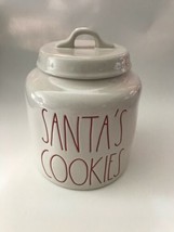 Rae Dunn White Santas Cookies Canister Christmas - £35.85 GBP