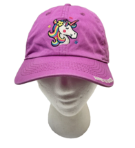 Life Is Good Embroidered Unicorn Womens Ballcap Adjustable Purple - $9.45