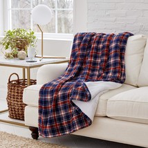 Eddie Bauer | Smart Heated Electric Throw Blanket, Reversible, Glen Plai... - $44.97