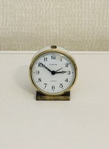 Vintage Europa Swiss Made  2Jewels  Alarm Clock, Metal - £17.21 GBP