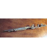 1962 Chevrolet Bel Air Script Emblem GM Part# 4843777 Vintage Metal Badg... - $39.60