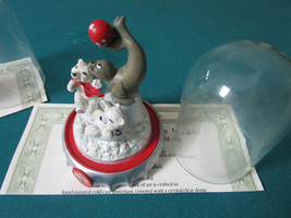 FRANKLIN MINT COCA COLA POLAR BEARS FIGURINES WITH DOME PICK ONE - $20.99