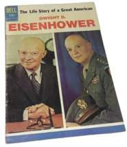 Dell Comics Life Story Dwight Eisenhower President War Hero Great American 1969 - $39.55