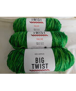 Big Twist Value lot of 3 Lime Jelly Dye Lot 456552 - $19.49