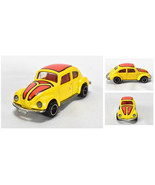 Vintage 70s Tomica Volkswagen Bug Beetle1:60 Die cast Japan Yellow Red T... - $33.87 CAD