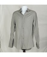John Varvatos Button Up Gray Specs XL Tuxedo Style - $35.01 CAD