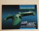 Star Trek The Next Generation Trading Card #35 Romulan Scout Ship - £1.56 GBP