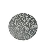 IKEA Metal Trivet Swirl Pattern 5” Round Hot Plate Silver Tone Modern Kitchen - $9.00