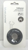 NEW Bluelounge Cableyoyo Earbud/Cable Management Soft Silicone Rubber Dark Grey - £6.15 GBP