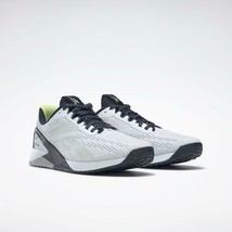 Reebok Men&#39;s Nano X1 Sneakers FZ4298 White/Navy/Gray Size 8M - £60.14 GBP