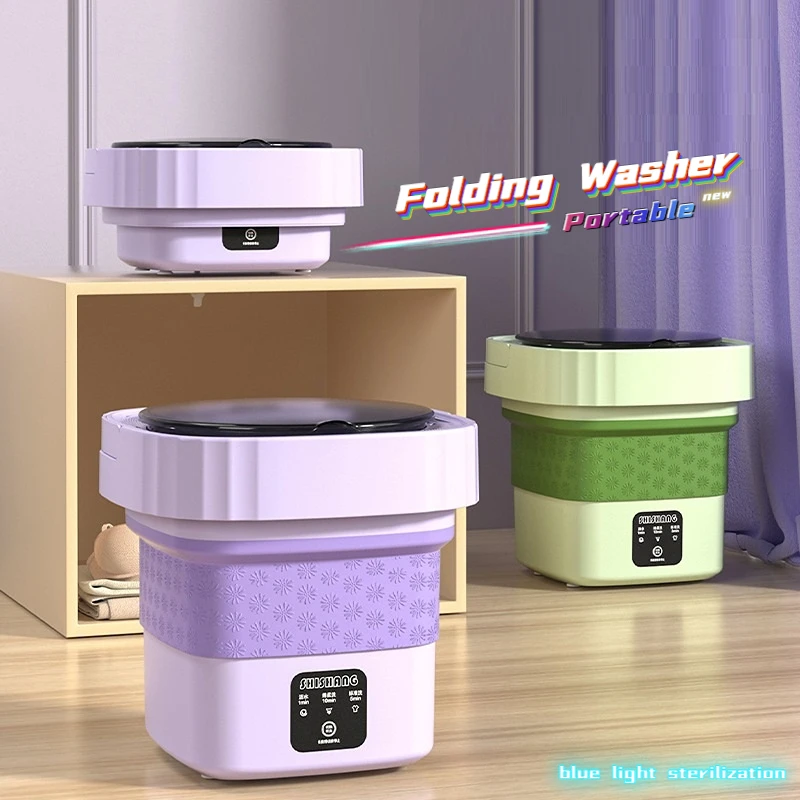 Folding Washing Machine Underwear Pantyhose Ultrasonic Washing Machine P... - $126.67+