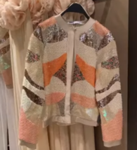 Zara Bnwt 2024. Multicoloured Jewel Jacket Faux Pearl Beads. 3920/042 - £149.98 GBP