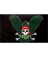 Motorcycles Eagle Skull 3x5 Ft Banner Flag Motorcycle Garage Wall Banner - $24.63 CAD