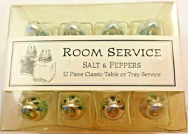 12 Piece Restoration Hardware Room Service Salt and Pepper Shakers - £14.44 GBP