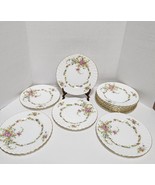 6 Minton England Lorraine Luncheon Plates 8&quot; - $130.34 CAD