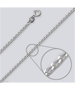 18 inch Sterling Silver Curb Chain - 1.8mm width Made in India - £6.83 GBP