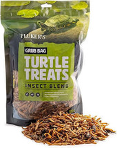 Flukers Grub Bag Turtle Treat Insect Blend - High-Protein Delight for Aquatic Pe - £10.82 GBP+