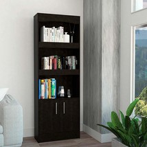 71" Light Gray Three Tier Bookcase with Two doors - $4,842.72 MXN