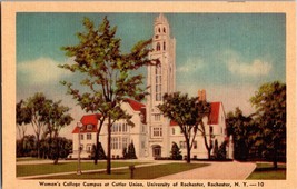VTG Postcard, Women&#39;s College Campus at Cutler Union, Univerisy of Rochester, NY - £4.59 GBP
