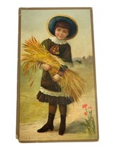Nox Em All Victorian Trading Card Shoes Advertisement C.S. &amp; Co. Farm Girl - £9.43 GBP