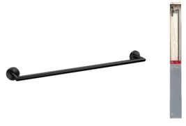 Towel Bar 24&#39;&#39; Zinc, Matte Black - Moen Y5724BL Arlys - $24.74
