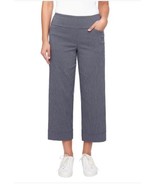 S.C. &amp; Co. Womens Pants Navy Blue White Cropped Wide Leg Tummy Control P... - $54.69 CAD