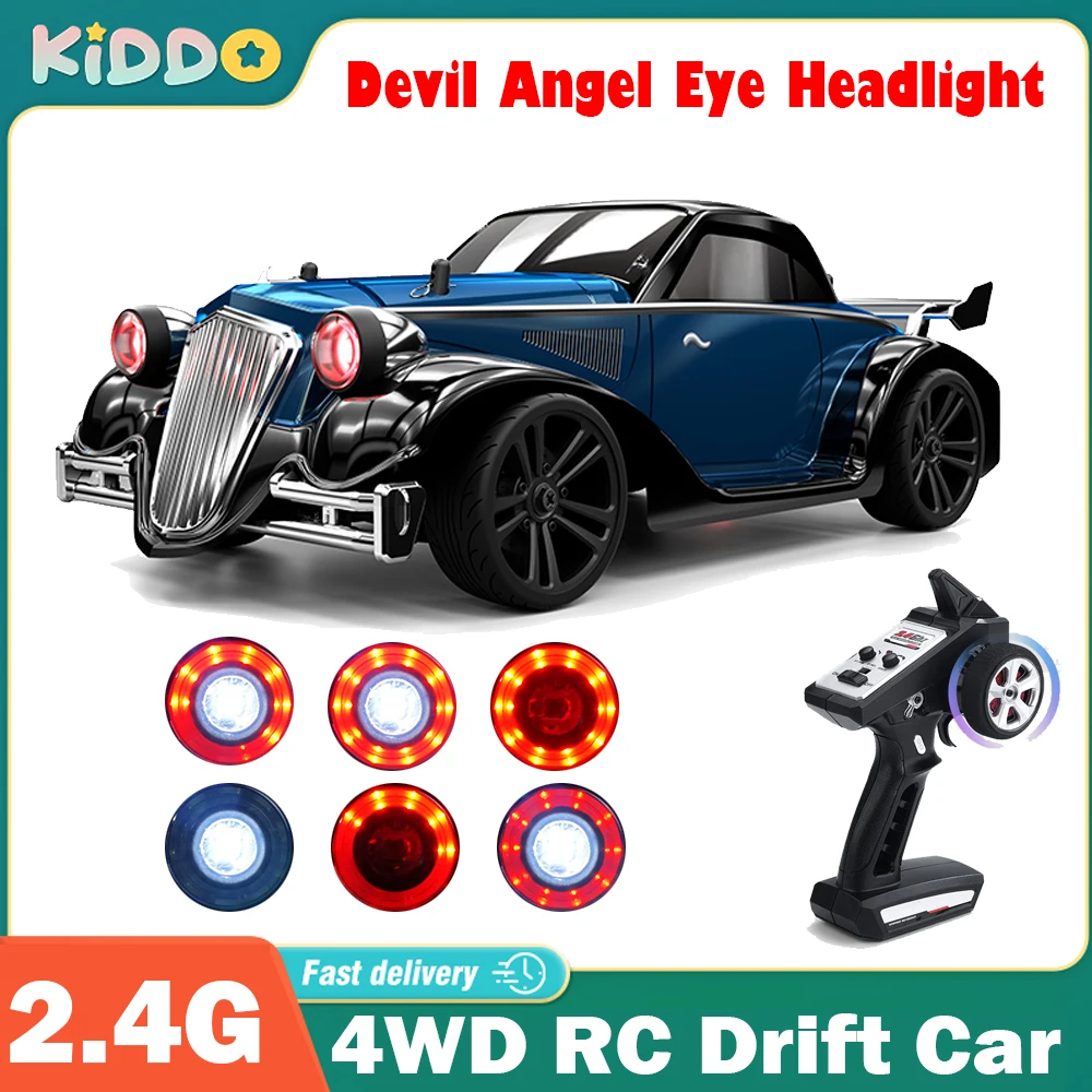 Q117 1:16 4WD RC Car Angel Eyes Headlight JJRC High-Speed Remote Control Handle - £97.03 GBP+