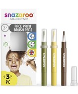 Snazaroo Brush Pen Face Paints. Twist Brush Tip Pen -  Boys Girls. Jungl... - €10,99 EUR