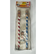 Rare Vintage KOKESHI Writing Pencil and Eraser Set in Original Package - £18.78 GBP