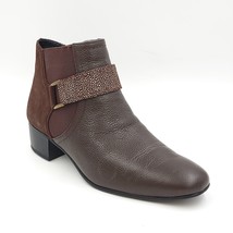 Logo by Lori Goldstein Women Ankle Booties Sharon Size US 7M Brown - £14.00 GBP