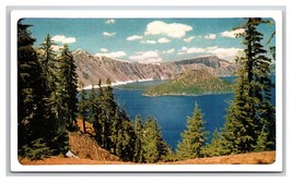 Crater Lake Oregon OR UNP United Airlines Issue Chrome Postcard N26 - £2.25 GBP