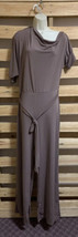 NEW Solid JK Tan Short Sleeve Romper Woman’s Plus Size 2X Jumpsuit Casual - £27.76 GBP