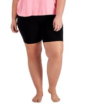 Jenni by Jennifer Moore Womens Plus Size Bike Shorts Deep Black Size 3X - $24.75